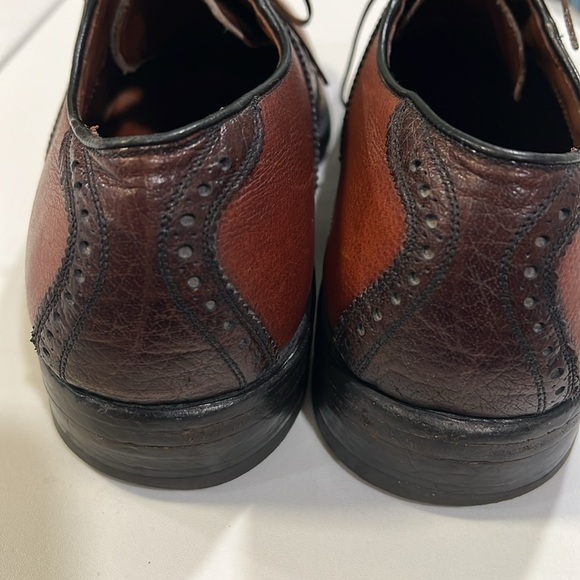 Allen Edmonds Two-Tone‎ Brown Leather Oxfords main image 8